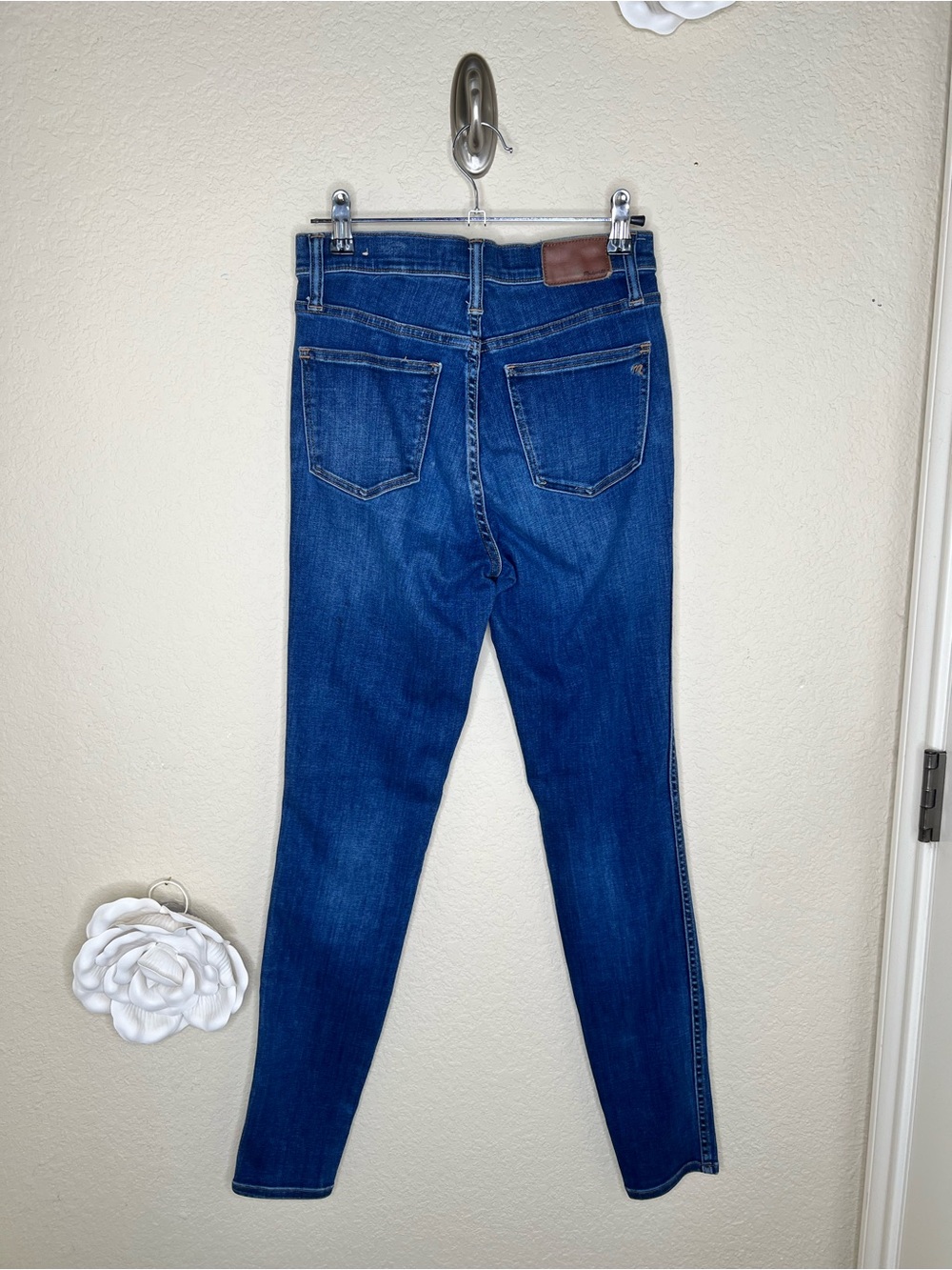 NTM: Madewell 10” High-Rise Skinny Jeans Danny Wash TENCEL Size 26 Tall - Picture 9 of 15
